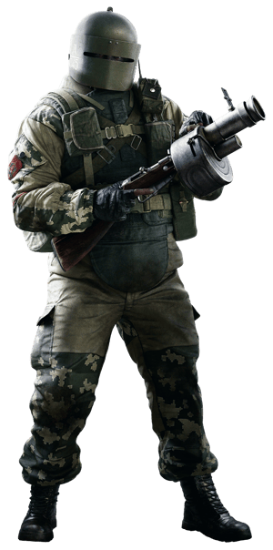 This is the Avatar Image for the Alexsandr "Tachanka" Senaviev (Rainbow Six Siege) | ENG/RUS | AI Voice and Text to Speech Generator